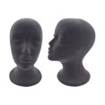 thumbnail image 3 of Maniquí Flocando espuma hembra maniquí cabeza pelucas gafas tapa de pantalla soporte soporte modelo Sywqhk Libre de BPA, 3 of 8