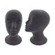 thumbnail image 3 of Cabeza de maniquí femenino de espuma, pelucas, gafas, gorra, soporte de exhibición (gris) Likrtyny Libre de BPA, 3 of 8