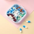 thumbnail image 4 of Qaailabf Portable Vitamin Organizer Box, 5 Compartments Pill Case with Large Capacity, Travel-Sized Plastic Pill Divider | Compact, Leakproof & Moisture-Proof Design, Easy Carry for Supplements, 4 of 6