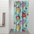 thumbnail image 2 of Pioneer Flower Floral Print Pattern Shower Curtain 36"x72" ,Bathroom Decorative Shower Curtains Set with 12 Hooks,Modern Waterproof Washable Shower Curtain, 2 of 6