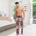thumbnail image 7 of CROPD Symbol Union Jack Men's Straight-Fit Pajama Pants Sleep Lounge Pants Bottoms with Pockets, 7 of 7