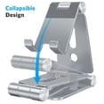 thumbnail image 3 of Soporte de teléfono OMOTON plegable C4 de aluminio gris para iPhone, 3 of 7