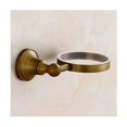 thumbnail image 5 of Portaescobillas de baño de bronce antiguo, accesorios de baño de diseño europeo clásico montados en la pared, construcción a prueba de óxido para mayor durabilidad, 5 of 5