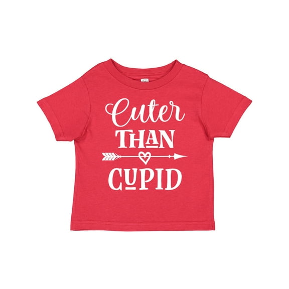 Inktastic Valentine Day Cuter Than Cupid Boys or Girls Toddler T-Shirt