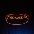 thumbnail image 2 of Glowneon Hotdog Neon Sign, Fastfood Hotdog Store Wall Decor Signboard, 2 of 4