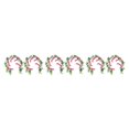 thumbnail image 3 of Cateissary 2 bolsas de plantas y flores decorativas: alto grado de simulación, efecto de decoración tridimensional y exquisito, rosa denso de Type1 NO1, 3 of 6