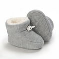 thumbnail image 7 of Generic Baby Boots Fashion Toddler Colorful Little Girls Winter Warm Kids Knitted Pre Boot Slippers Little Kid Winter Shoes for Indoor Outdoor Walking(12-18 Months,Gray), 7 of 7