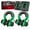 Dark Green, variant on AMBULL Upgraded Snatch Block, 3/4" D Ring Shackle (2 Pack) 22,000lb Break Strength with Towing Pulley, Heavy Duty Offroad Recovery Accessory for Truck, Tractor, ATV & UTV - Red