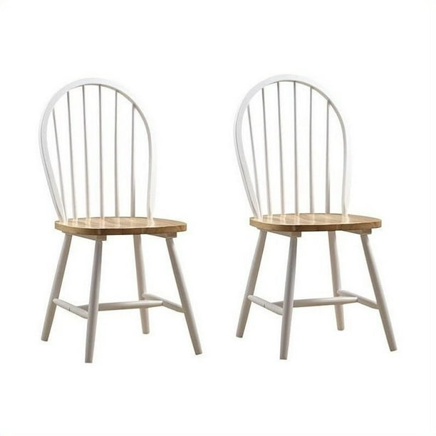 Boraam Farmhouse Chairs Set Of 2, White Farmhouse Chairs