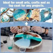 Epoxy Resin 2 Gallon, Crystal Clear Epoxy Resin Kit for Pros & Beginner,Casting Resin for Art Coating & Casting Jewelry DIY River Table Countertop Tumbler Wood Canvas Painting Art Craft Resin