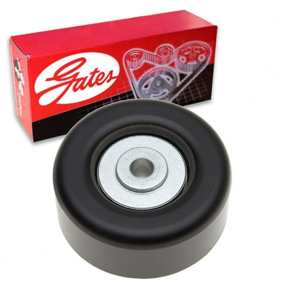 Gates Smooth Pulley DriveAlign Drive Belt Idler Pulley compatible with GMC Sierra 2500 HD 6.6L V8 2001-2013