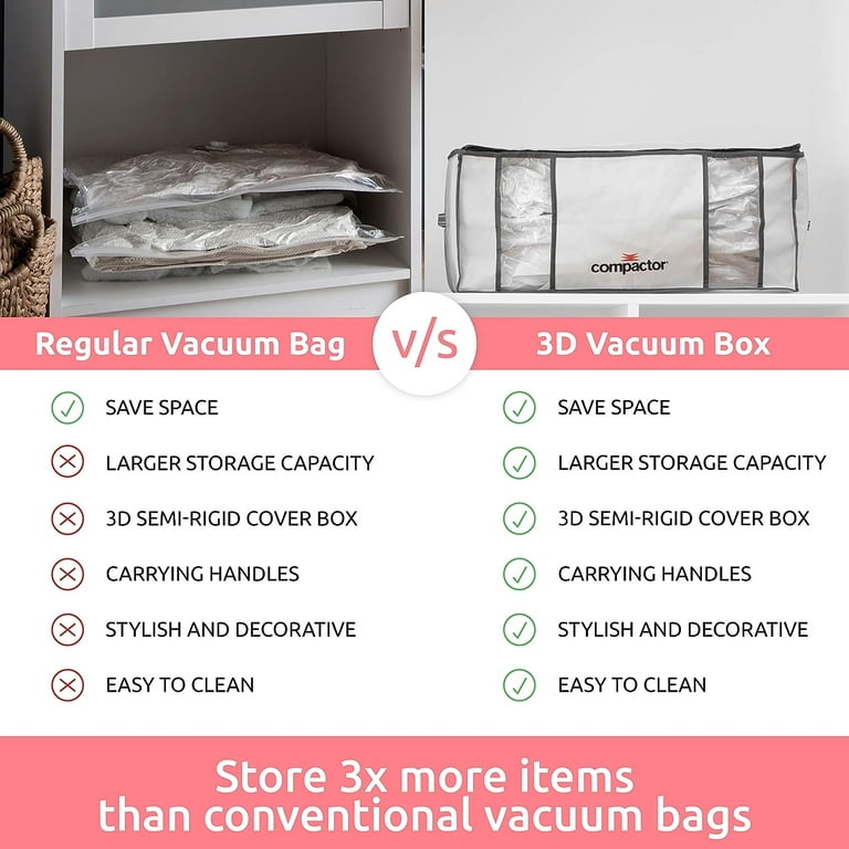 WANALIT Vacuum Storage Bags (10 Medium), Vacuum Sealer Compression Airtight  Bags with Electric Pump, Space Saver Bags for Clothes, Bedding, Pillows