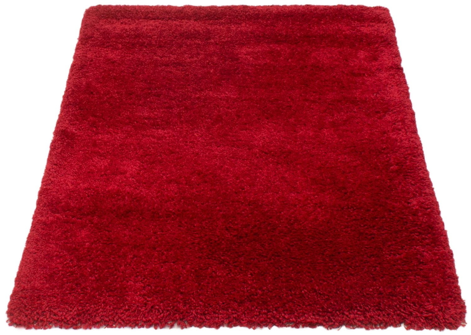 ECARPET Lotus Mod Red Shag 4'0" x 5'7"