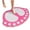 Pink, variant on BAIANNAN Bathroom Rugs Mats Super Absorbent Non-slip Bath Rugs Washable Cobblestone Bath Carpet Cute Foot Shaped Memory Foam Area Rug