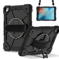 thumbnail image 3 of Case for iPad 6th/5th Generation Case 9.7'' [360 Rotating Hand Strap] &Stand&Shoulder Belt, Drop-Proof Case for iPad 6th/5th/ Air 2/ Pro 9.7,Black&Black, 3 of 11