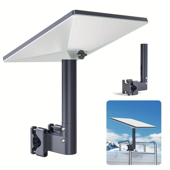 Starlink Mini Mount, RV Ladder Mount for Starlink Mini, Aluminum Alloy Starlink Kit with Installation Range 0.8-1.97" Pipe Adapter for RV/Ladder/Pole/Rack/Roof Starlink Mini Accessories