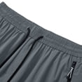 thumbnail image 5 of Aimik Men's Running Shorts Zippered Pockets Lightweight Quick-Dry Summer Sports Shorts for Gym Workout Outdoor Fitness, 5 of 6