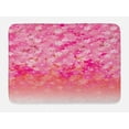 thumbnail image 1 of Light Pink Bath Mat, Cherry Blossom Tree Flowers in Vibrant Tones Spring Beauty Illustration, Non-Slip Plush Mat Bathroom Kitchen Laundry Room Decor, 29.5 X 17.5 Inches, Pink Pale Pink, Ambesonne, 1 of 2