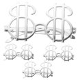 thumbnail image 4 of WORGEOUS 4pcs Portable Party Eyeglasses Glasses Party Glasses Party Accessories, 4 of 8