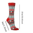 thumbnail image 2 of JeashCHAT Women Cute Christmas Vintage Printing Thicker Socks Long Sock Comfortable Socks, 2 of 3