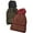 Black(Gold) & Marron(Gold), variant on Women's Cable Knit Winter Warm Pom-Pom Knit Beanies with Rhinestone Accent Design, Black / Gold