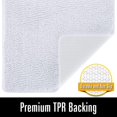 thumbnail image 2 of Alfombra de baño LOCHAS Luxury Shaggy de 60 x 120 cm, color blanco, 2 of 6