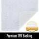 thumbnail image 2 of Alfombra de baño LOCHAS Luxury Shaggy de 60 x 120 cm, color blanco, 2 of 6
