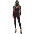 thumbnail image 1 of Disfraz de Halloween tallas S a XL, traje de ninja, traje de samurái femenino, traje de noche enmascarado, traje de juego de rol, 1 of 5