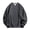 Dark Gray, variant on Men Hoodless Autumn And Winter Fashion Casual Casual Loose Turtleneck Solid Color Polar Sweater Top Hoodless