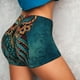 thumbnail image 4 of Fotbe Owl In Blue Shorts Sin Costuras – Shorts Deportivos de Cintura Alta para Mujer, Elásticos para Gimnasio, Yoga, Running o Ciclismo-Medium, 4 of 8