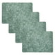 thumbnail image 2 of Elegantes manteles florales de cuero PU de doble cara 4 piezas: ¡resistentes al calor y lavables!, 2 of 12