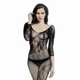 thumbnail image 1 of Baby Doll Adda Lingerie Modelo BS-Amiens, Body completo de red, Color negro, 1 of 3