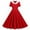 Red-A, variant on 2025 Geometric Printed Sleeved Work Dresses for Women office Dress Street Oversized Women's A Line Summer Dress Clothing