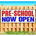 thumbnail image 1 of Pre-School Now Open 13 oz Vinyl Banner With Metal Grommets, 1 of 4