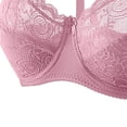 thumbnail image 3 of Azrian Womens Plus Size Bras,Womens Solid Lace Lingerie Bras Plus Size Underwear Bralette Bras Comfortable Bra, 3 of 4