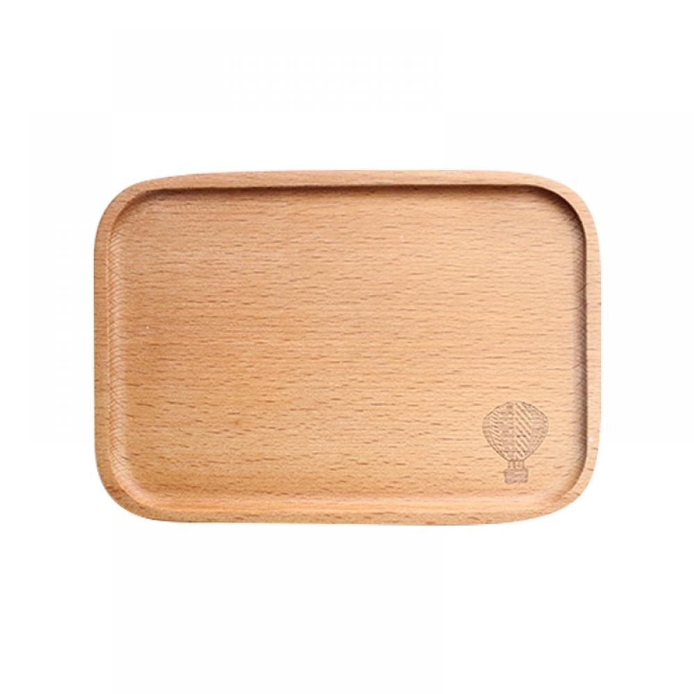 Beech Wood Tray Square Tea Tray Candy Tray Bread Tray Food Photography Props