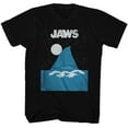 thumbnail image 1 of Jaws Films Jaws Bateau Fin Adulte T-Shirt à Manches Courtes, 1 of 2