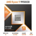 thumbnail image 2 of Procesador AMD RYZEN 9 9950X3D 4.3 GHz 16 Core AM5 negro, 2 of 6