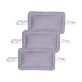 thumbnail image 2 of 3 piezas de bloqueo de puerta, cojín para cerrar puertas, cubierta de cerradura de puerta de guardería para reducción de ruido, puertas silenciosas, s Gris, 2 of 8