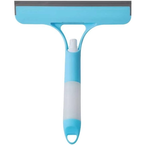 3 in 1 Window Cleaning Scraper Shower Squeegee for Glass Doors Mirror with Sprayer Squiggy for Windshield Cleaner Tool Washing Spray Home Floor Scraper