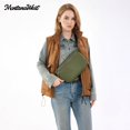 thumbnail image 6 of Montana West Crossbody Bag for Women with Dual Zipper Pockets, Green, 6 of 7
