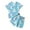 C-Sky Blue, variant on Easter Baby Girl Outfit Cute Bunny Outfit Crewneck Short Sleeve T-Shirt And Shorts Set Toddler Easter Clothes