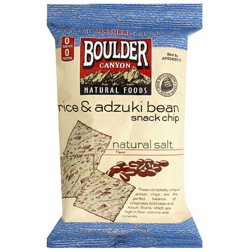 Boulder Canyon Natural Foods Rice & Bean Snack Chips, 5 oz (Pack of 12) by Generic