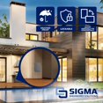 thumbnail image 4 of Placa de pared Sigma 14434M, resistente a la intemperie, para exteriores, con cierre de 1 banda, 4 of 4