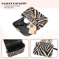 thumbnail image 4 of Rarucativ Zebra Stripe Crossbody Bags for Women Portability Small Shoulder Bag Ladies Handbag Fashion Durable Purse Shoulder Bags with Chain Strap for Work Shopping, 4 of 7