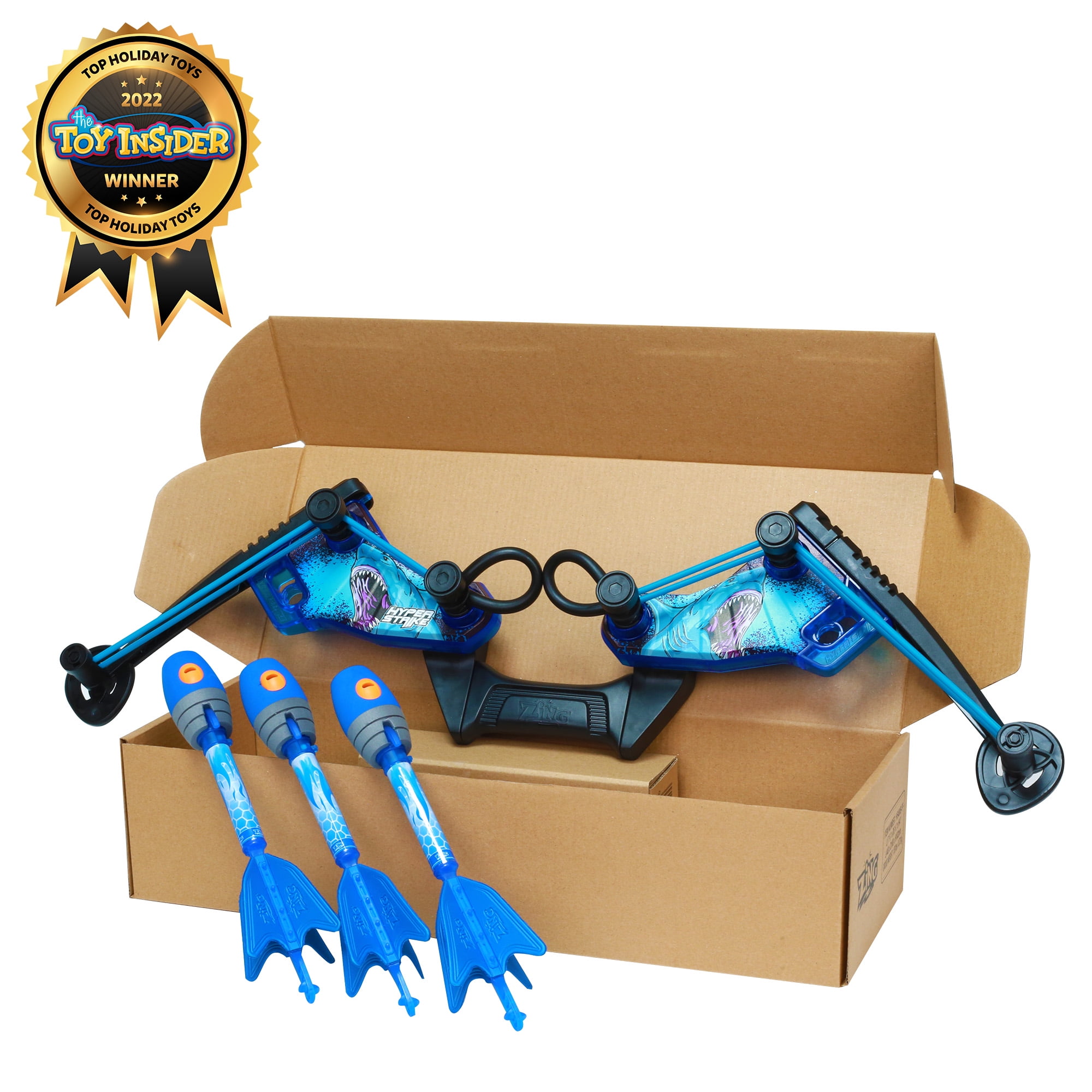 HyperStrike FireTek Bow Archer Pack, Light Up Bow and Light Up Zonic Whistle Arrows