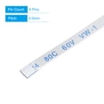 thumbnail image 3 of FFC FPC Plano Flexible Cable, 5 Pasadores 0,5mm Paso 300mm Largo (A Tipo) para LCD 3D Impresora Cámara DVD TV Portátil Audio Paquete de 5, 3 of 5
