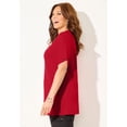 thumbnail image 3 of Catherines Women's Plus Size Embellished Dolman Tunic, 3 of 5