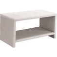 thumbnail image 1 of Pemberly Row Contemporary Upholstered Cream Velvet Nightstand, 1 of 4