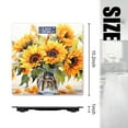 thumbnail image 2 of High Precision Body Weight Scale Smart Bathroom Scales with Large LCD Display(400lbs),Decorative for Bedroom-Beautiful Bouquet Of Sunflowers In Glass Vase, 2 of 4